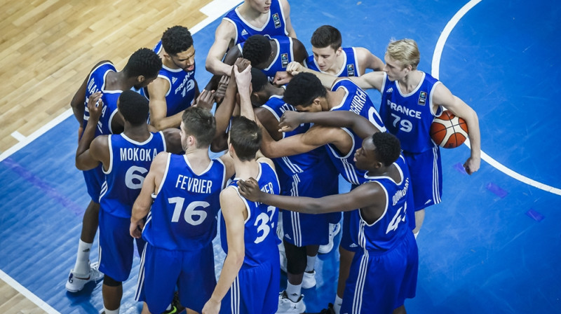 Francijas U18 vīriešu basketbola izlase
Foto: fiba.com