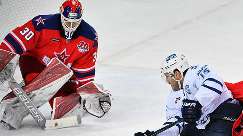 Mārtiņš Karsums pret CSKA
Foto: cska-hockey.ru