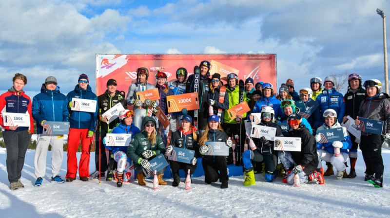 Labāko sešpadsmit apbalvošana sievietēm un vīriešiem "Amber cup". Foto: Infoski.lv, Emīls Lukšo