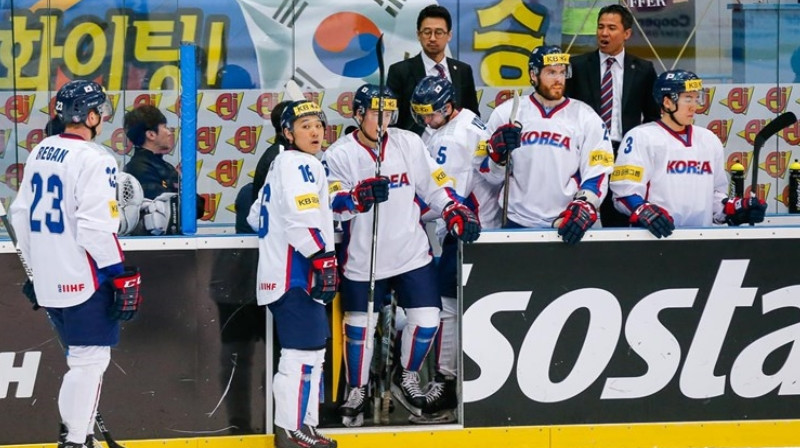 Dienvidkorejas hokeja izlase
Foto: Andrey Basevich, IIHF