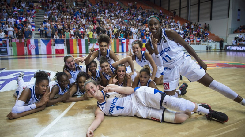 Francijas U16 basketbolistes
Foto: FIBA