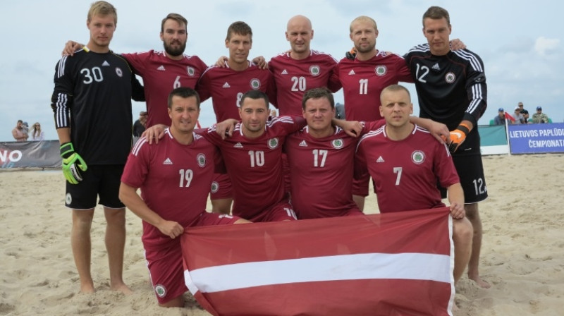 Latvijas pludmales futbola izlase
Foto: LFF