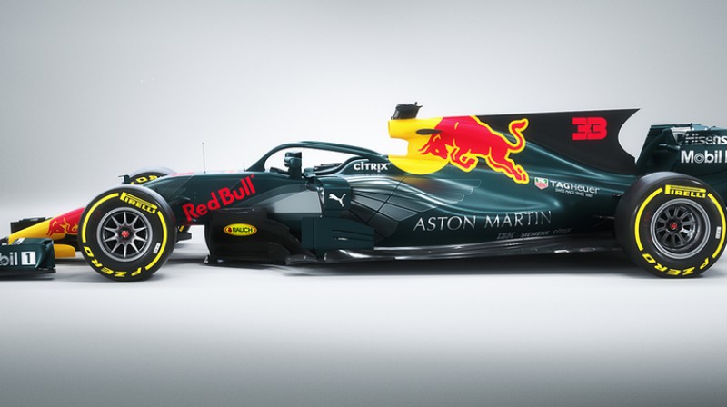 2018. gadā "Aston Martin" būs "Red Bull" komandas galvenais sponsors
Foto: wtf1.com