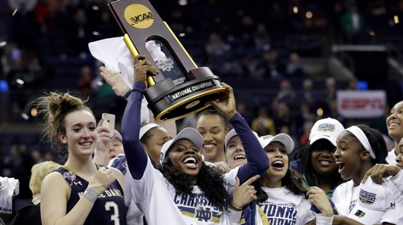 Arike Ogunbovale (Ogunbowale) ar NCAA kausu
Foto: AP/Scanpix