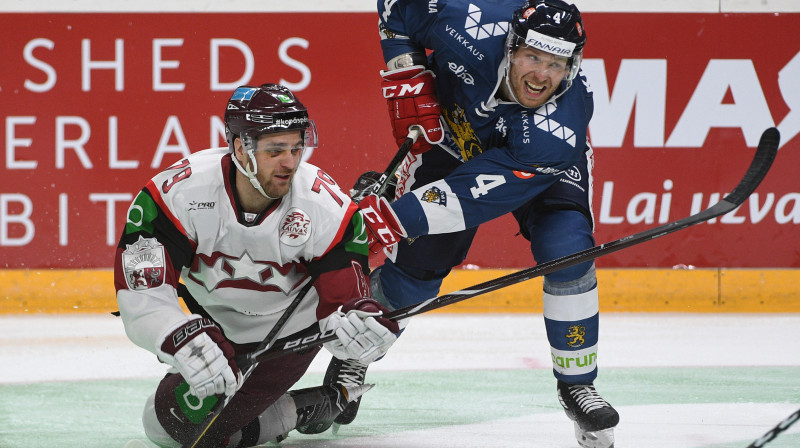 Vitālijs Pavlovs bija viens no pamanāmākajiem latviešiem laukumā
Foto: Romāns Kokšarovs/F64