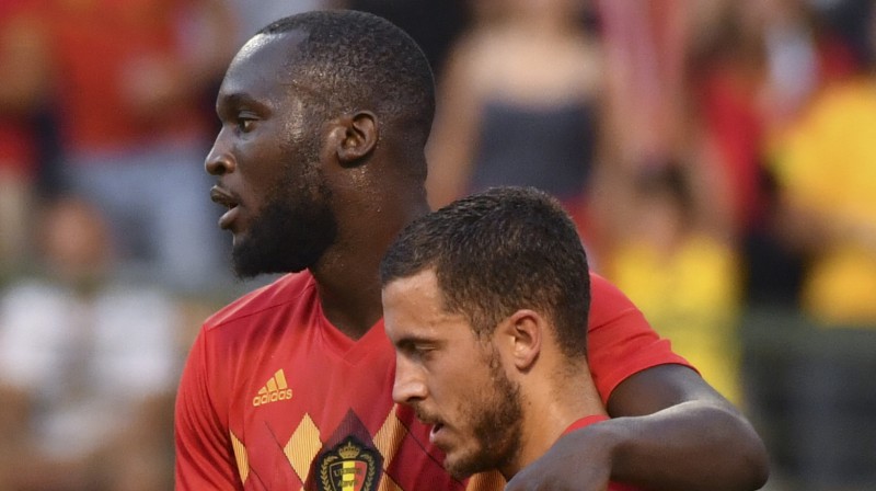 Romelu Lukaku un Edens Azārs
Foto: AP/Scanpix