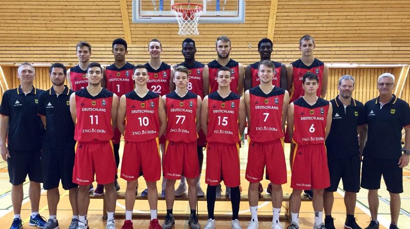 Vācijas U18 izlase aprīlī uzvarēja Alberta Šveicera turnīrā
Foto: DBB