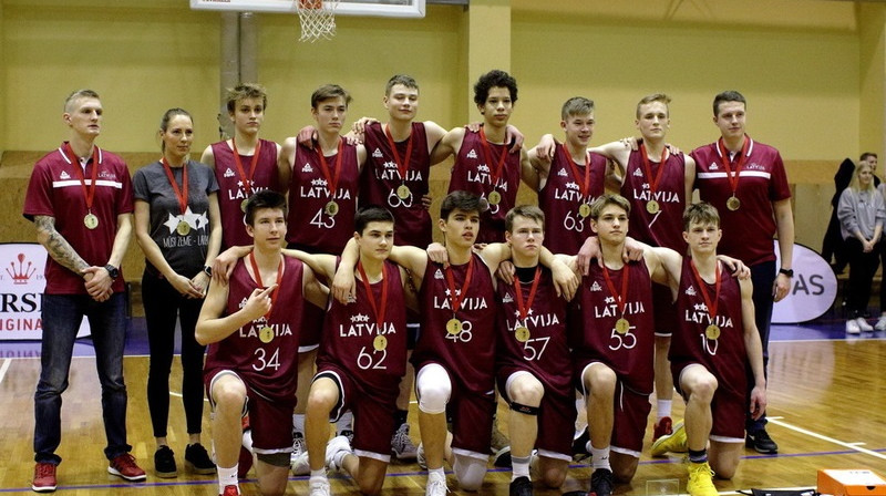 Latvijas U16 izlase Tallinā
Foto: basket.ee