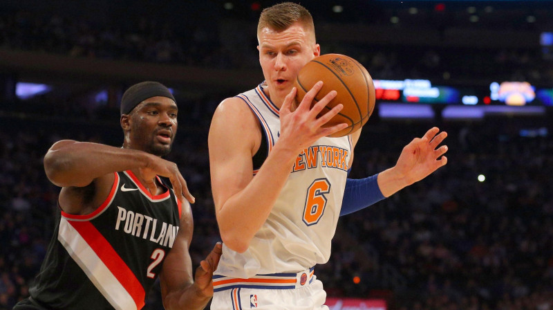 Kristaps Porziņģis un Noā Vonlei
Foto: USA Today Sports/Scanpix