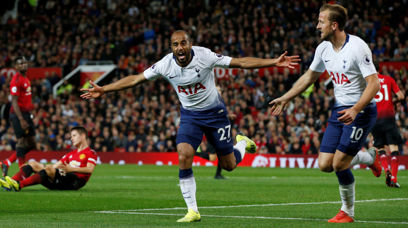 Lukass Moura un Harijs Keins
Foto: Reuters/Scanpix