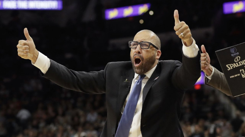 "Knicks" galvenais treneris Deivids Fizdeils, Foto: AP / Scanpix