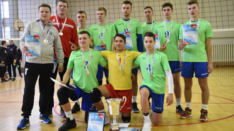 Uzvarētāji U-17 zēnu grupā
Foto: Latvijas Volejbola federācija