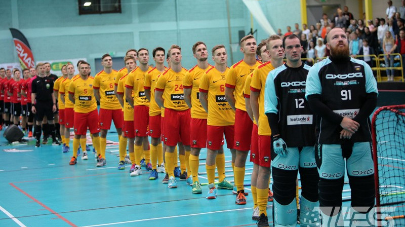 "Betsafe Oxdog Ulbroka". Foto: Ritvars Raits, floorball.lv