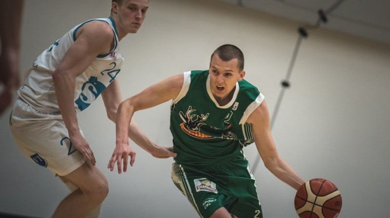 "Gulbenes Buku" rezultatīvākais spēlētājs Sandis Bēts. Foto: basket.lv