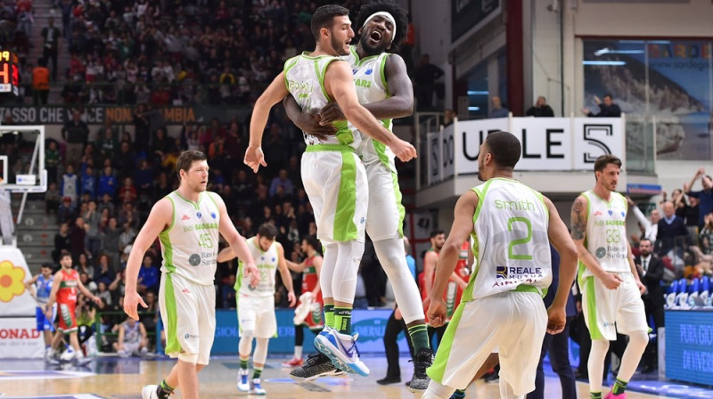 Sasāri "Dinamo Banco di Sardegna" basketbolisti. Foto: FIBA