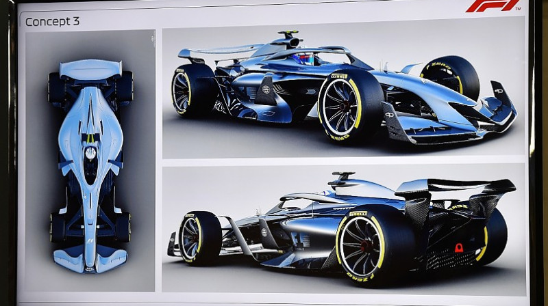 Viens no atklātībā nonākušajiem F1 2021. gada konceptiem. Foto: autosport.com