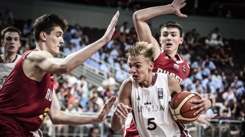 Artūrs Žagars 2018. gada 4. augustā. Foto: FIBA