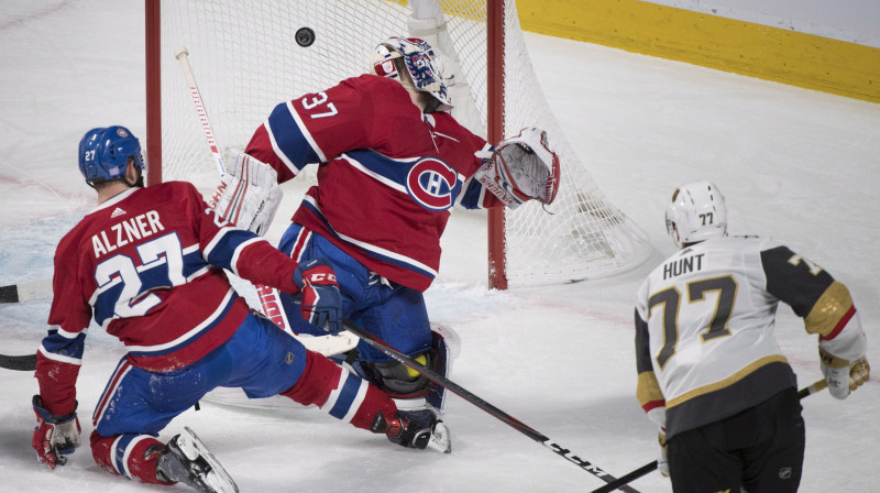 Anti Niemi Monreālas "Canadiens" vārtos. Foto: AP/Scanpix