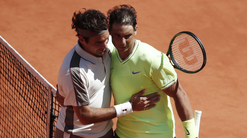 Rodžers Federers un Rafaels Nadals. Foto: Reuters/Scanpix