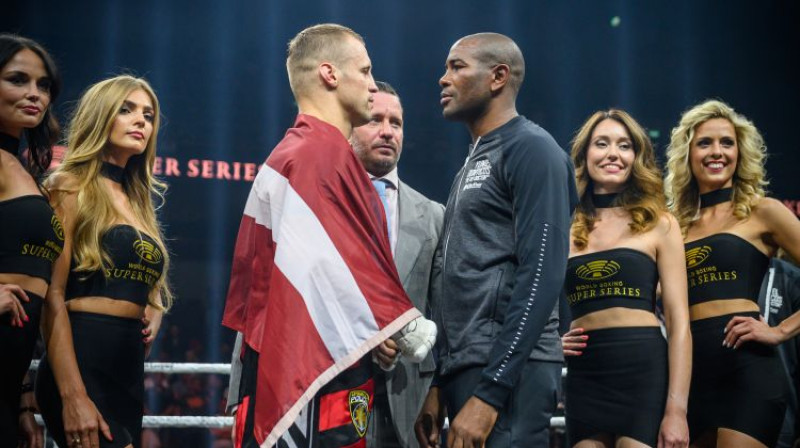 Mairis Briedis un Juniers Dortikoss. Foto: Vladislavs Proškins/F64