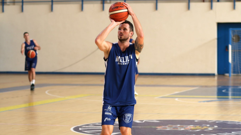 Andris Misters. Foto: Club Melilla Baloncesto