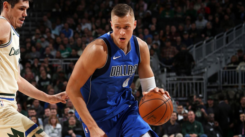 Kristaps Porziņģis. Foto: mavs.com