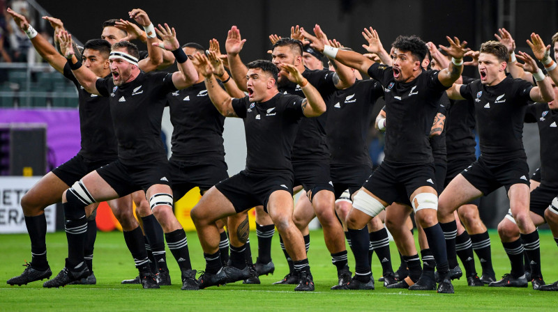 Jaunzēlandes izlase 2019. gada PK
Foto: AFP/Scanpix