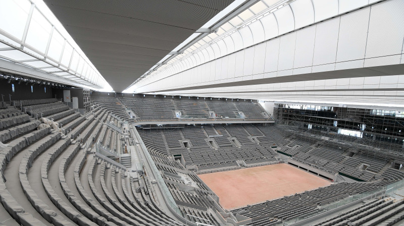 Filipa Šatriē stadionam tagad ir jumts. Foto: SIPA/Scanpix