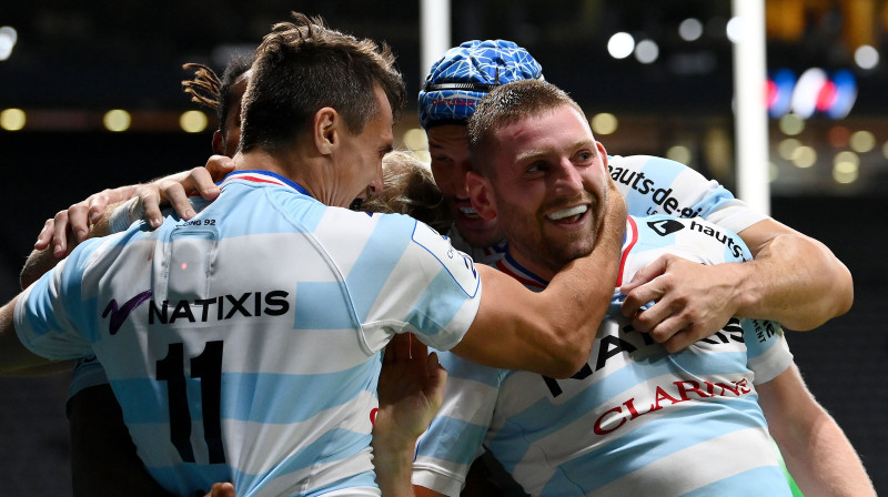 Parīzes "Racing 92" regbisti Foto:AFP/Scanpix