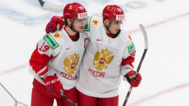 Vasilijs Podkolzins un Marats Husnutdinovs / Foto: AP/Scanpix