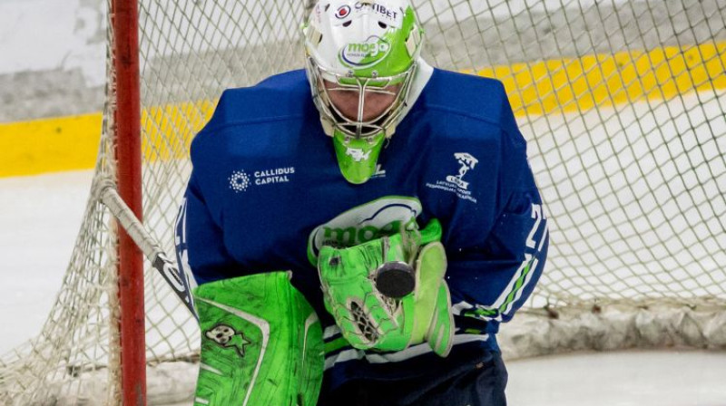 Renārs Kazanovs. Foto: Guntis Lazdāns, Optibet hokeja līga