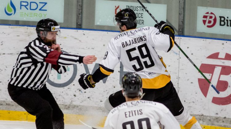 Lauris Bajaruns un Emīls Ezītis. Foto: Guntis Lazdāns/OHL