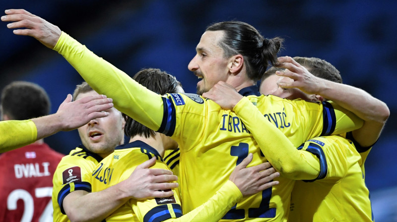 Zlatans Ibrahimovičs Zviedrijas izlasē pēdējo spēli aizvadīja 2016. gada Eiropas čempionātā. Foto: EPA/Scanpix.ee