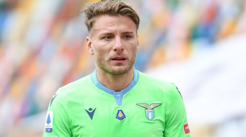 Romas "Lazio" galvenā zvaigzne Čīro Immobile. Foto: ZUMAPRESS.com/Scanpix