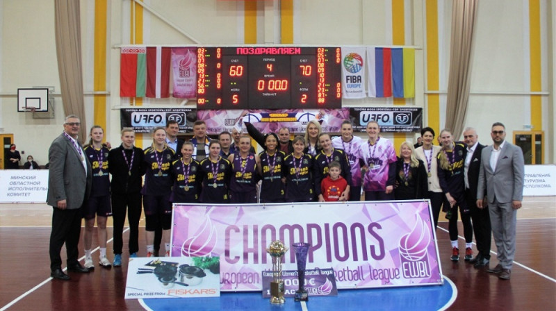 Minskas "Horizont" basketbolistes: EWBL čempiones 2021. Foto: Horizont