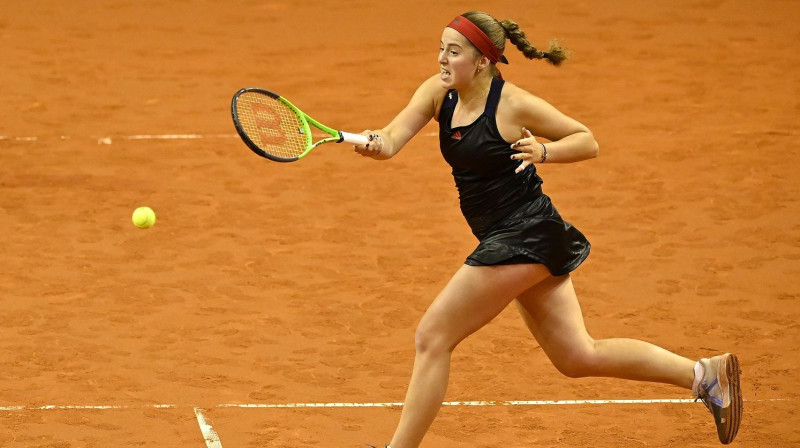 Aļona Ostapenko. Foto: EPA/Scanpix