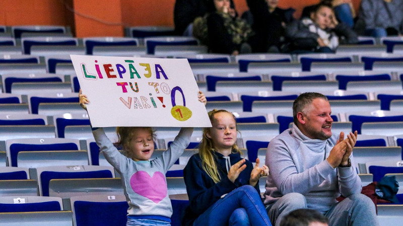 Kurzemniecēm svētdien liela diena: Latvijas čempionāta fināls Liepājas Olimpiskajā centrā. Foto: BK Liepāja