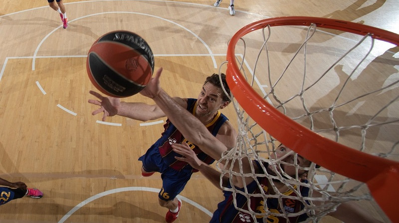 Pau Gazols un "Barcelona": pirmais "Final Four" kopš 2014. gada. Foto: Euroleague