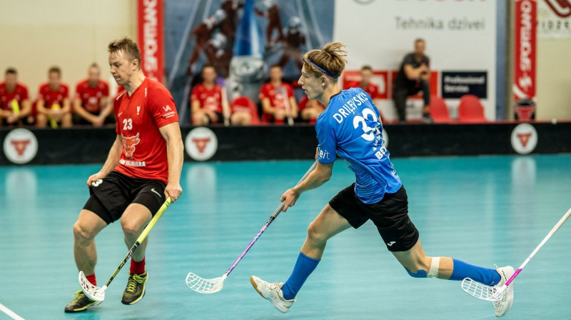 Gatis Liepiņš un Jānis Driļevskis
Foto: Floorball.lv