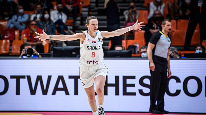 Nevena Jovanoviča. Foto: FIBA