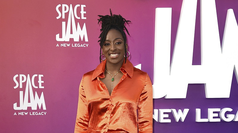 Nneka Ogvumīke 2021. gada 12. jūlijā filmas "Space Jam: a new legacy" pirmizrādē Losandželosā. Foto: AP/Scanpix