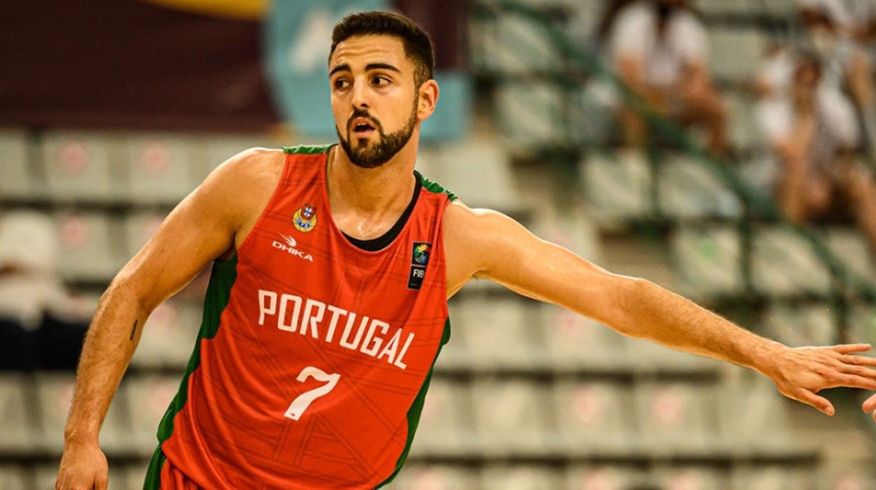 Portugāles izlases basketbolists Seržiu Silva. Foto: FIBA