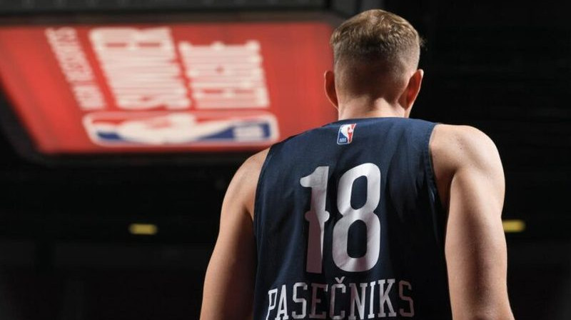 Anžejs Pasečņiks. Foto: Pelicans/NBA