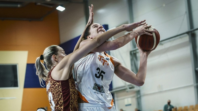 Daugile Šarauskaite: 19 punkti un 10 atlēkušās bumbas. Foto: EuroLeague Women