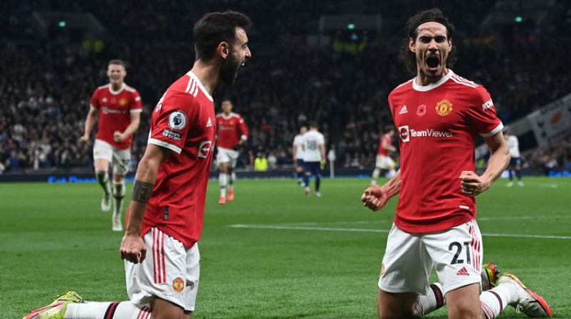 ''Manchester United'' svin otro vārtu guvumu. Foto: AFP/Scanpix