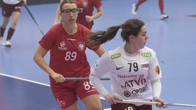 Kristiāna Elizabete Krūmiņa. Foto: Floorball.sport