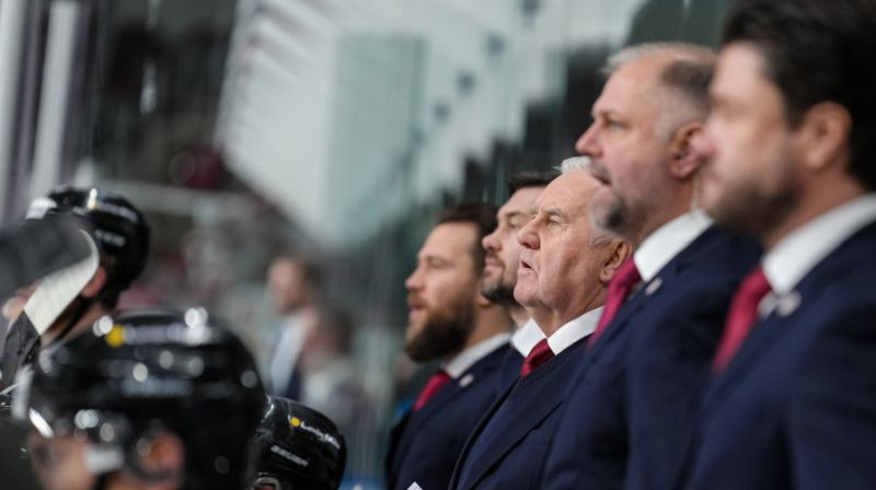 Rīgas "Dinamo" treneri. Foto: Dinamo Rīga