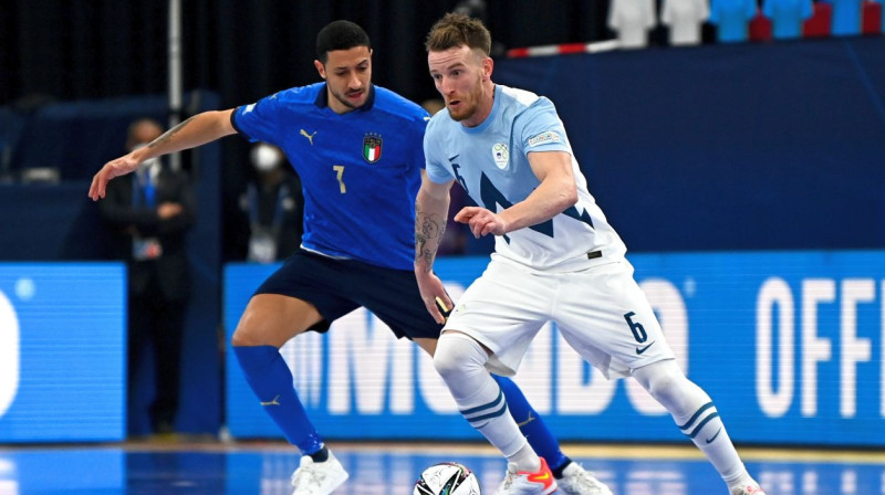 Slovēnija pret Itāliju. Foto: UEFA Futsal