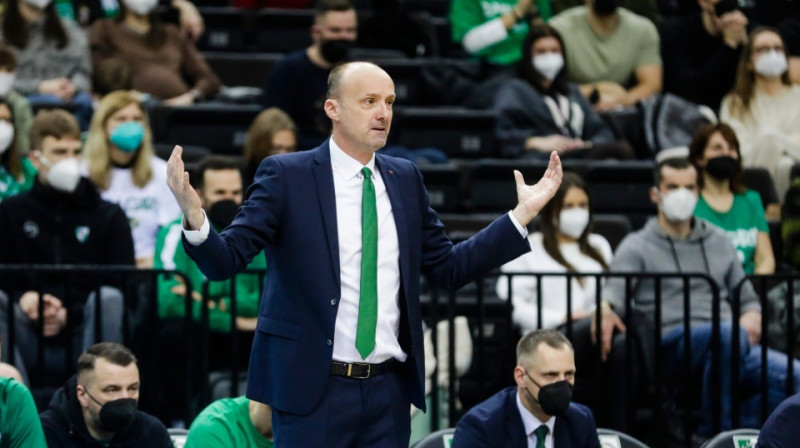 ''Žalgiris'' galvenais stratēģis Jure Zdovcs. Foto: BNS