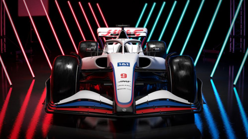 Jaunais "Haas" sacīkšu modelis. Foto: Haas F1 Team